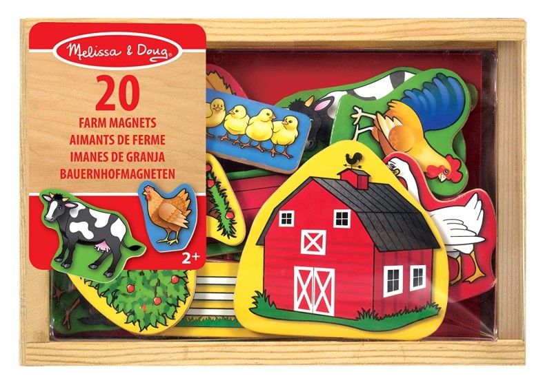 Drewniane Magnesy Farma - Melissa & Doug