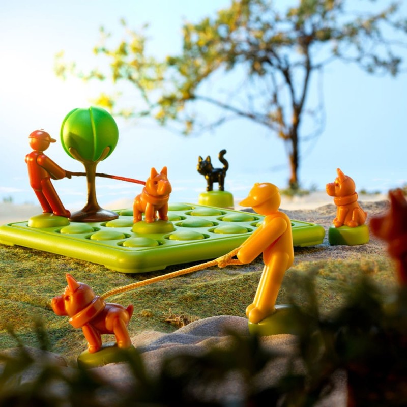 Gra Planszowa 7+ Psiaki na Spacerze - Smart Games