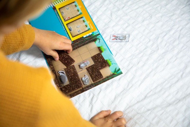 Gra Planszowa 5+ Królicza Norka Magnetyczna - Smart Games