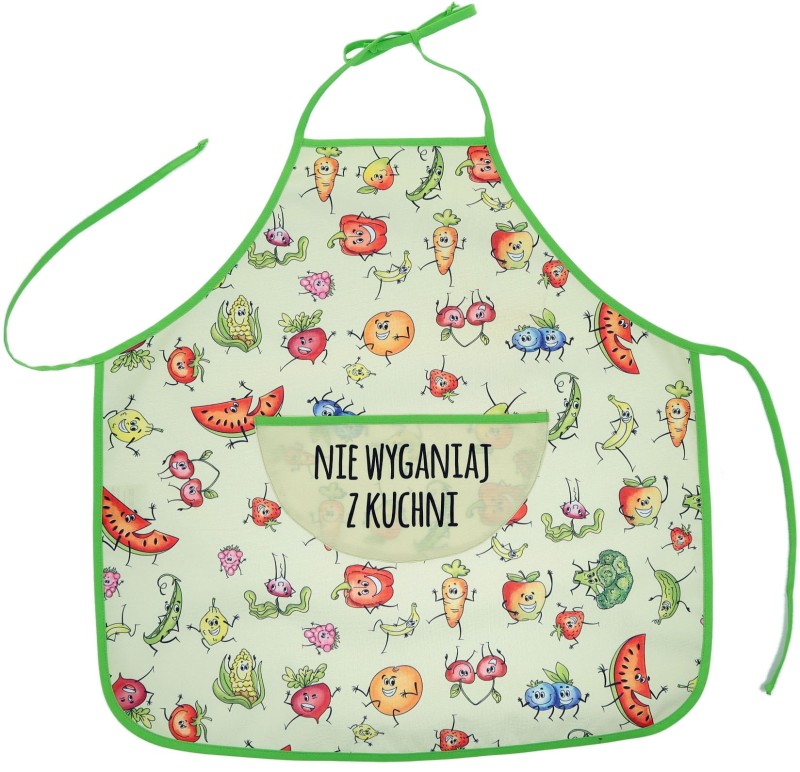 Fartuszek kuchenny dla dziecka, żółty (2-4l) - Alaantkoweblw