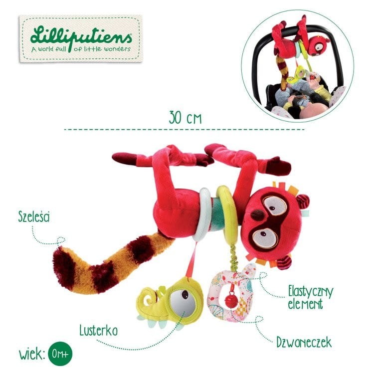 Zawieszka Wielofunkcyjna Aktywizująca Lemur George - Lilliputiens