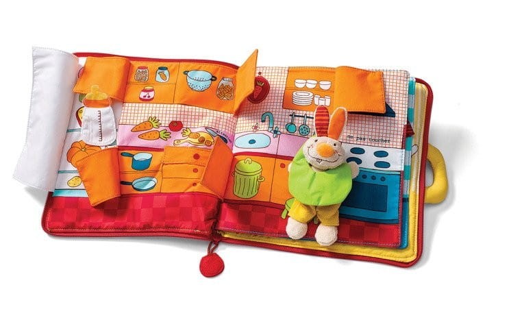 Książeczka Sensoryczna miękka Śpij dobrze, Króliczku - Lilliputiens