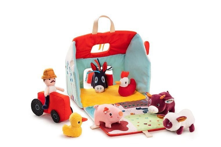 Pluszowy Domek Farma, Rolnik i Zwierzątka - Lilliputiens