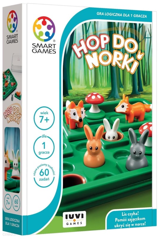 Gra logiczna dla dzieci 7+ Hop do norki - Smart Games