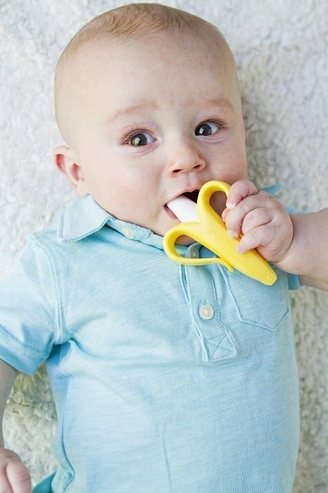 Szczoteczka Treningowa Gryzak Banan Żółty - Baby Banana