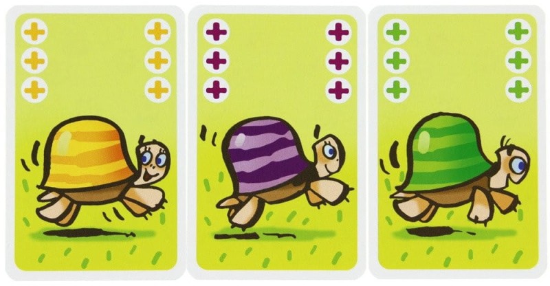 Pędzące żółwie - gra karciana. Gry do plecaka