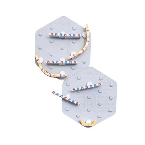 Kulodrom naklejany, zestaw podwójny Marble Run - ORIBEL