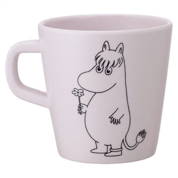 Kubek z uchwytem Muminki różowy - Maison Petit Jour