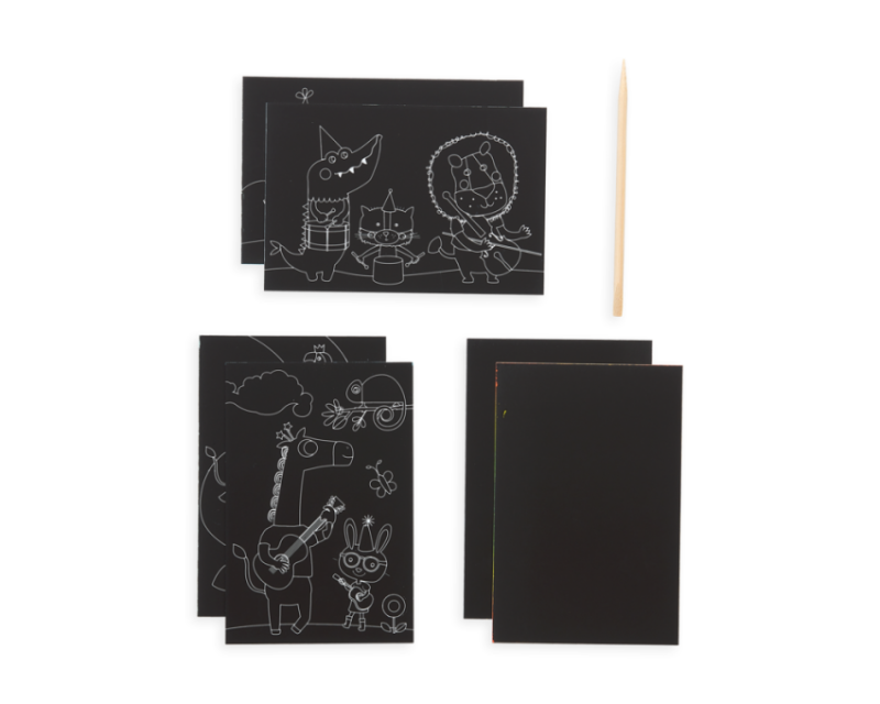 Kolorowe Wydparywanki 6 szt. Safari - Ooly