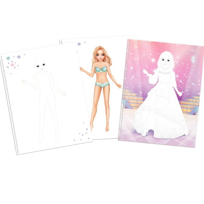 Szkicownik Projektowanie Sukni Glamour Special - Top Model