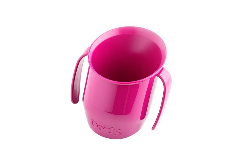 Krzywy kubek 200ml Fuksja NOWY - Doidy Cup