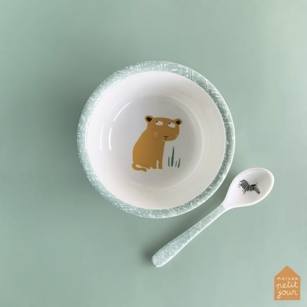 Komplet 3 Łyżeczki dla dzieci Sawanna - Petit Jour Paris