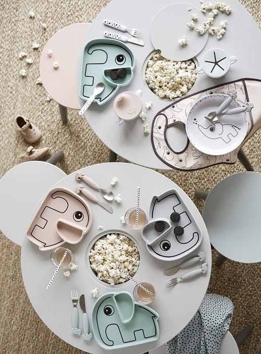 Talerzyk z Przyssawką Słonik Szary - Done by Deer