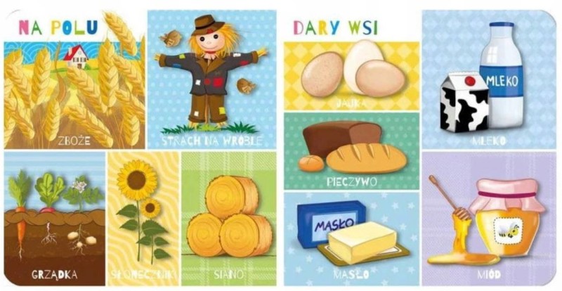 Moje pierwsze 100 słów Na wsi - Książeczka Obrazkowa