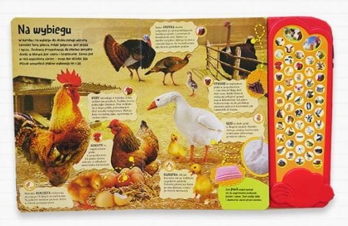 Poznaj mieszkańców zagrody - książka z odgłosami