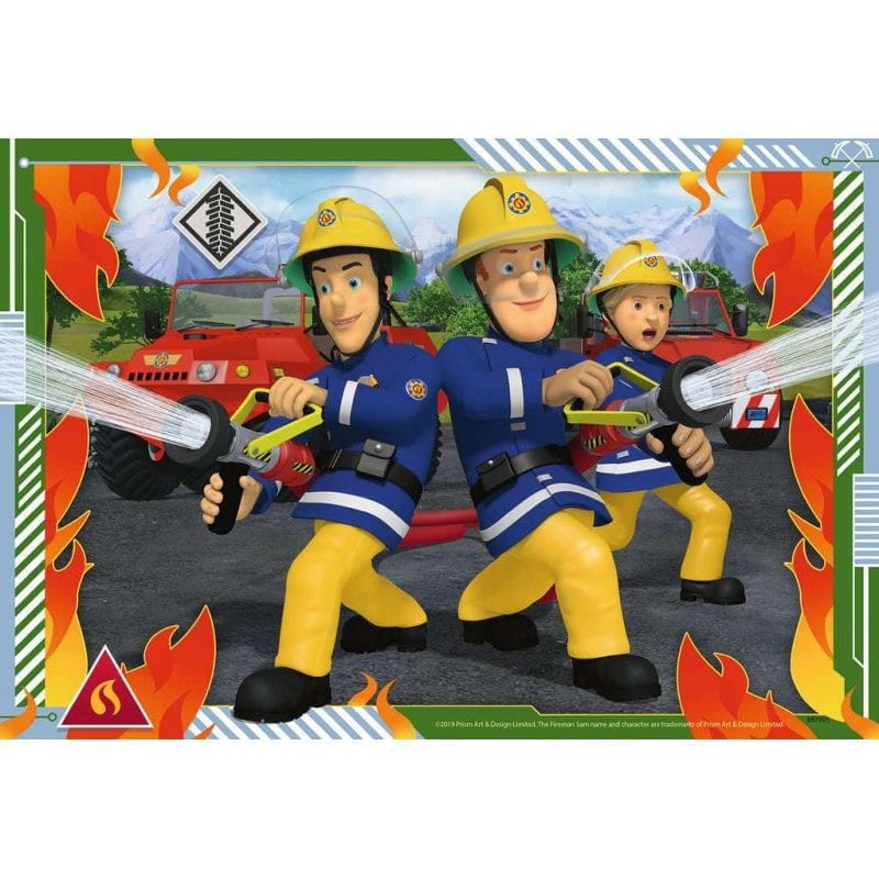 Puzzle Strażak Sam i jego drużyna 2 obrazki - Ravensburger