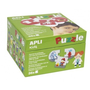 Puzzle trzyelementowe Zawody - Apli Kids