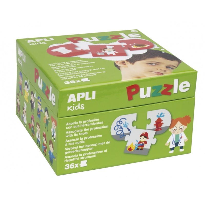 Puzzle trzyelementowe Zawody - Apli Kids