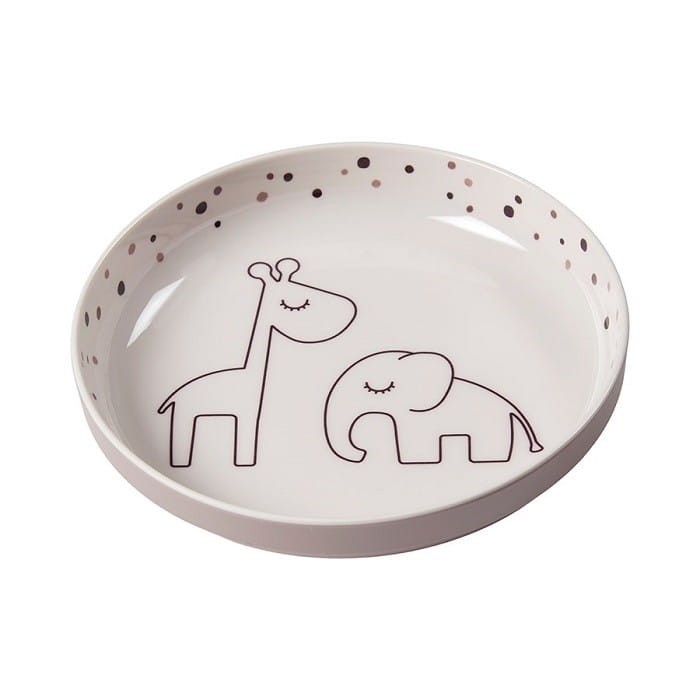 Komplet Naczyń z Melaminy Dots Powder - Done by Deer