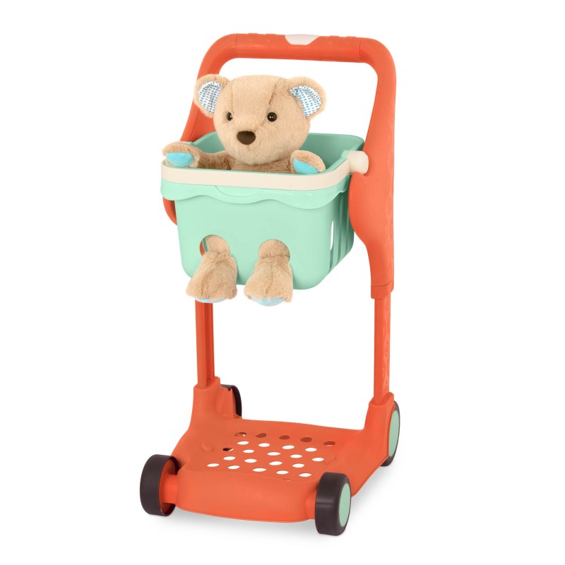 Wózek na zakupy z artykułami Spożywczymi Shop & Glow Toy Cart - b.toys