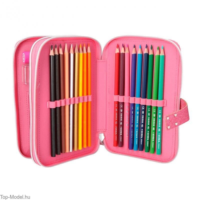 Różowy Piórnik na kod z Wyposażeniem  - Fantasy Model