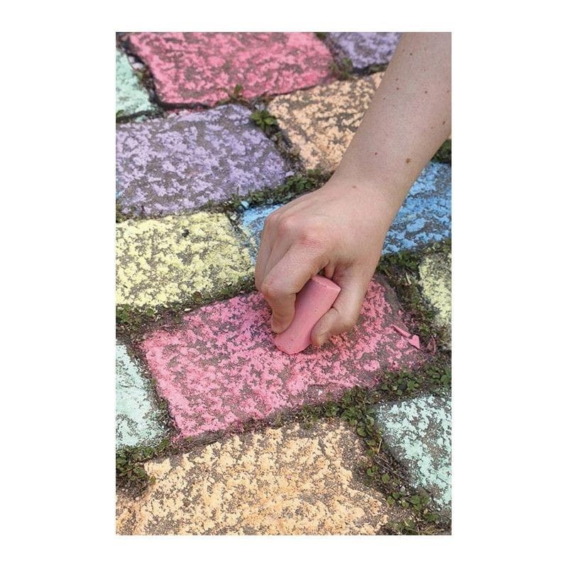 Gruba Kolorowa Kreda Jumbo 6 szt. chodnikowa - Apli KIds