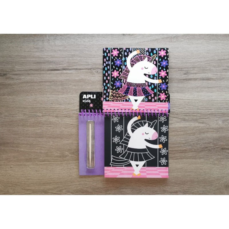 Notes wydrapywanka Jednorożec - Apli Kids