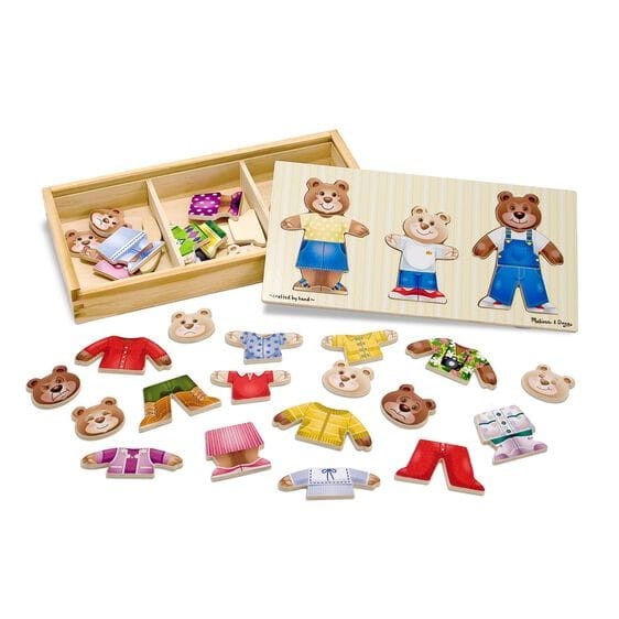 Drewniana Układanka Rodzina Misiów - Melissa & Doug