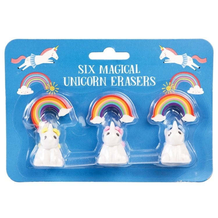 Gumki do mazania Jednorożce 6 szt. - Rex london
