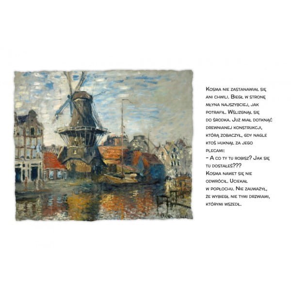 W sekretnym ogrodzie. Zilustrował Claude Monet