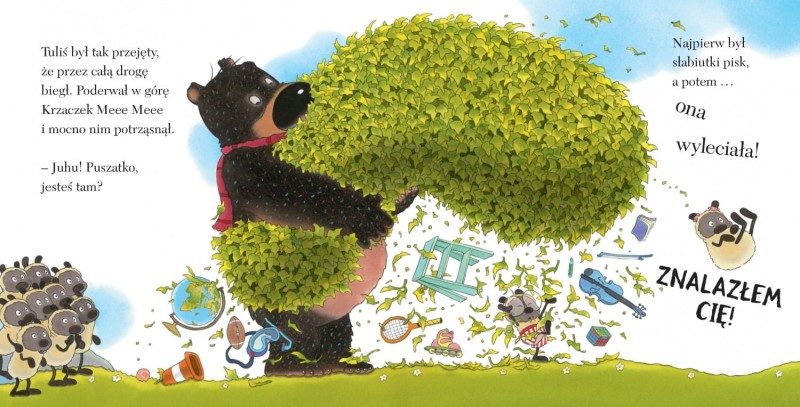 Miś Tuliś bawi się w chowanego