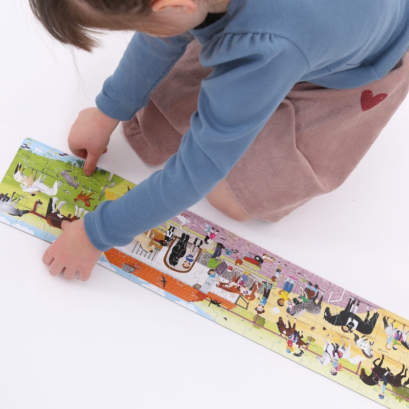 Puzzle panoramiczne Stadnina Koni 60 el. - CzuCzu