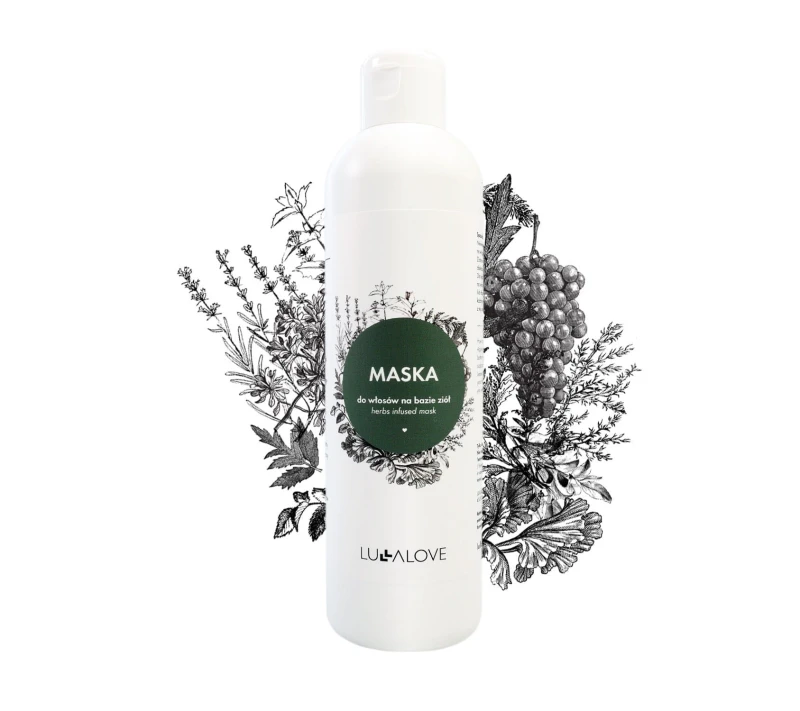 Ziołowa maska do włosów 250 ml - Lullalove