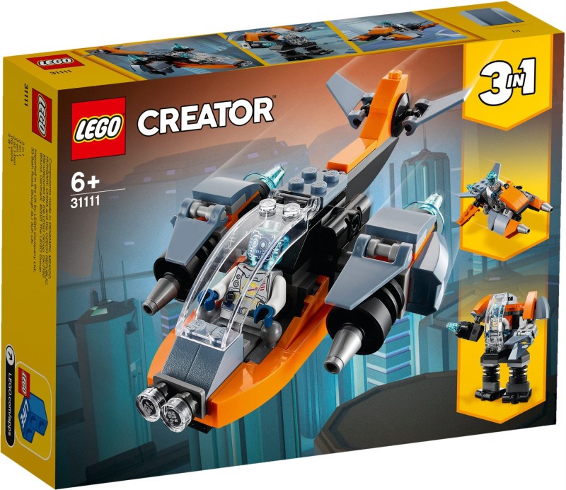 Klocki LEGO Creator 3w1 Cyberdron 31111