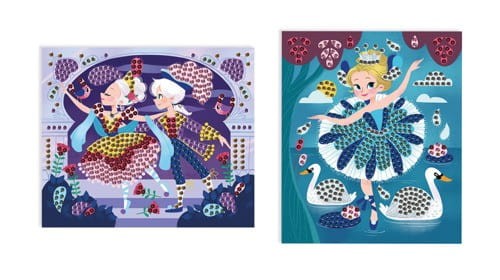 Obrazki do Wyklejenia Cekinami Baletnice - Janod