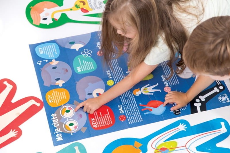 Duuuże puzzle Moje ciało - Czu Czu