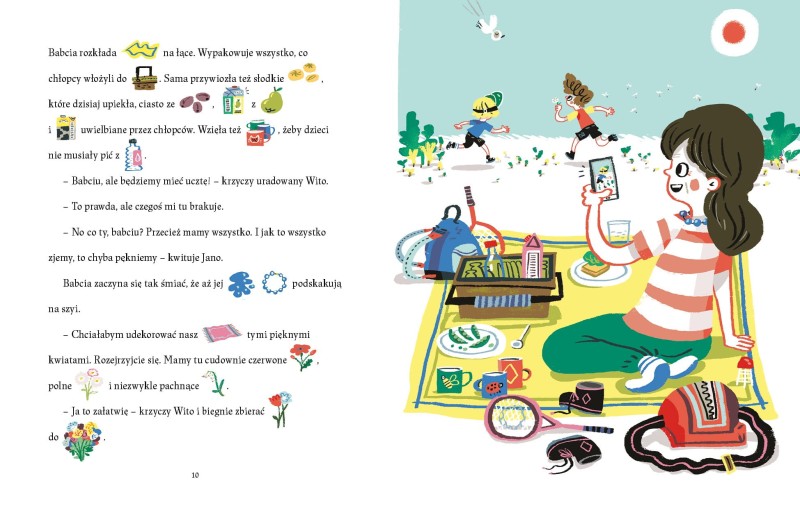 Jano i Wito uczą mówić K. Kamień na pikniku - Wiola Wołoszyn