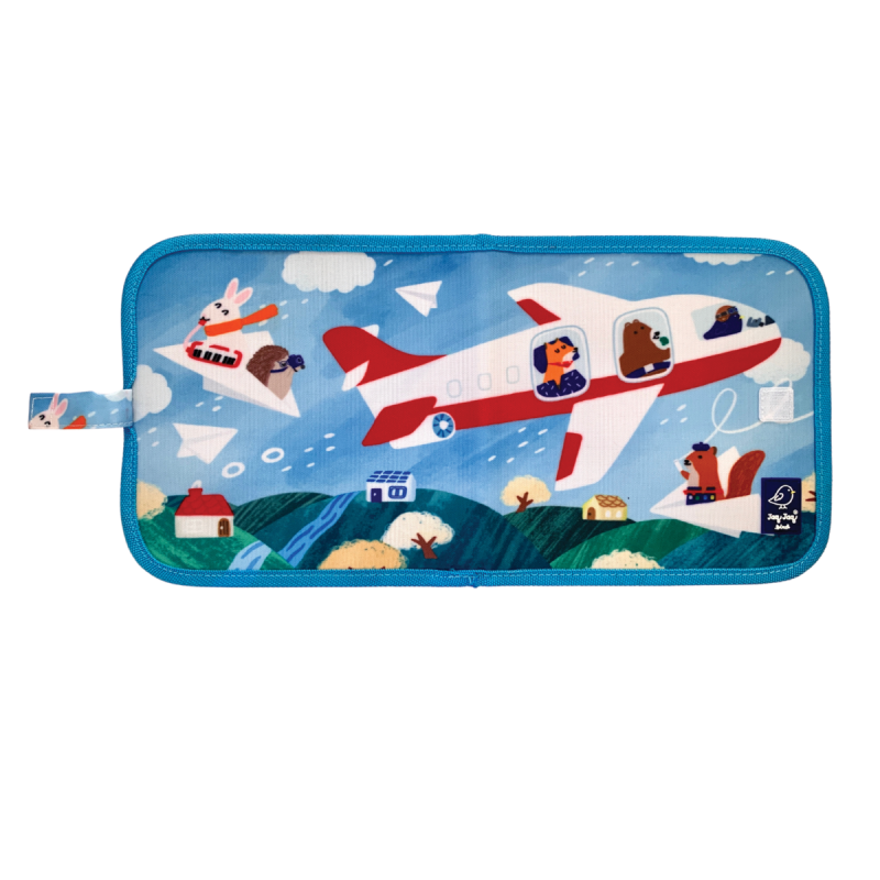 Zmazywalna kolorowanka z kredą Doodle It Book Airplane - Jaq Jaq Bird