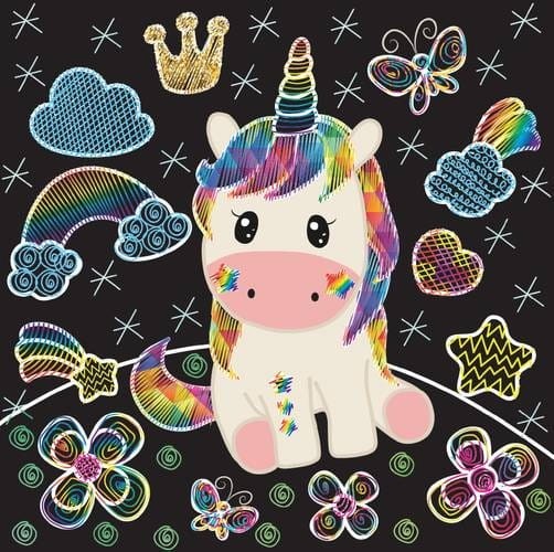 Kreatywne Wydrapywanki na Kołowrotku - bajkowe wzory