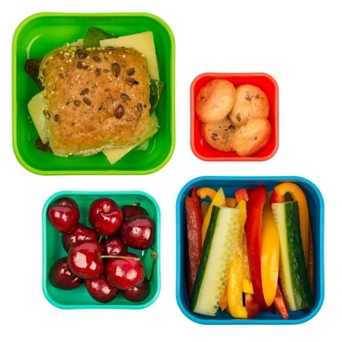 Pudełka 4 Pojemniki na Przekąski Piesek - Tum Tum