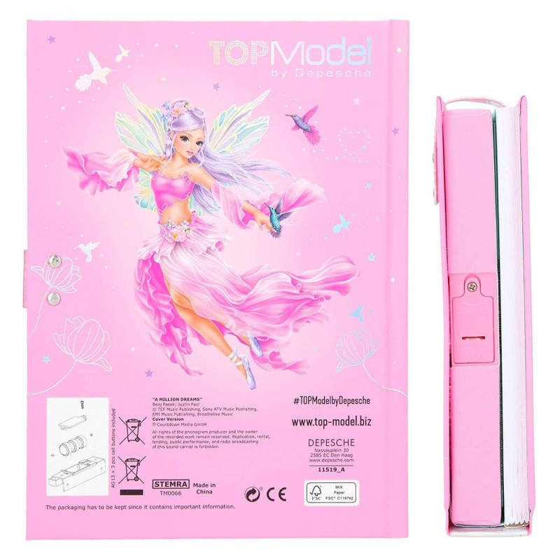 Grający Pamiętnik na Kod z Wróżką - Fantasy Model