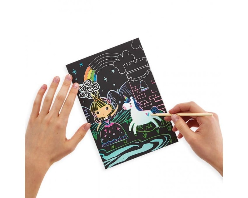 Zdrapywanki Księżniczki Scratch & Scribble - Ooly