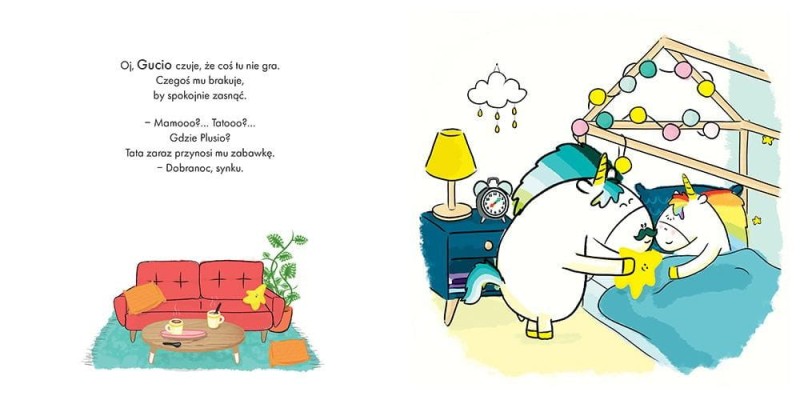 Gucio nie może zasnąć. Uczucia Gucia + ćwiczenia oddechowe