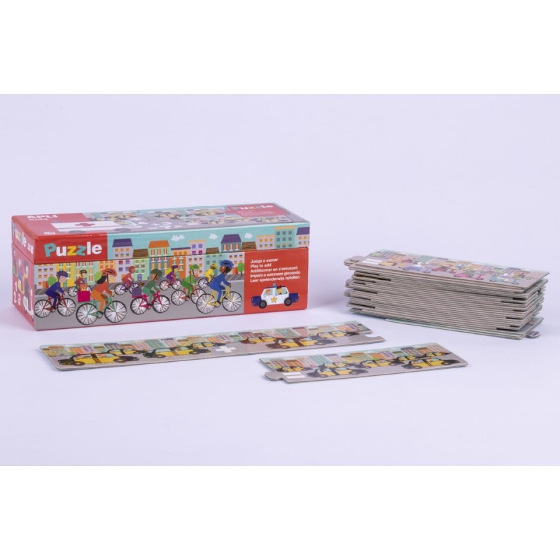 Puzzle do Nauki Liczenia Auta - Apli Kids