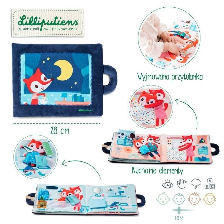 Miękka Książka Dobranoc, Mały Lisku - Lilliputiens