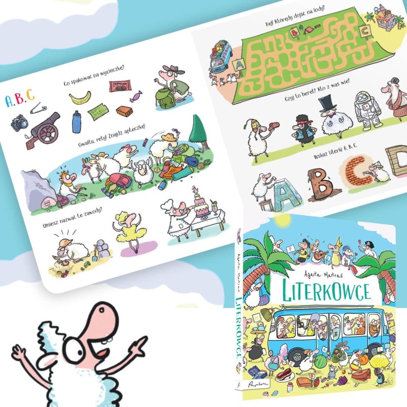 Literkowce. Książka do nauki literek