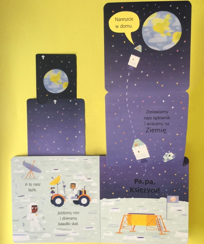 Mój mały świat. Na Księżyc. Ruchome elementy