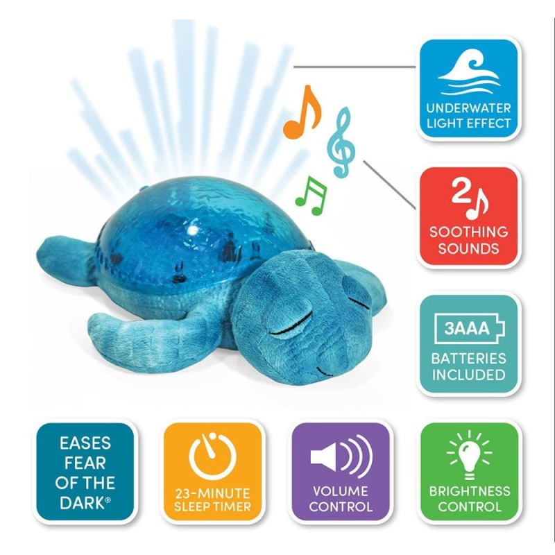 Lampka Nocna z Dźwiękiem Żółw Tranquil Turtle - Cloud b