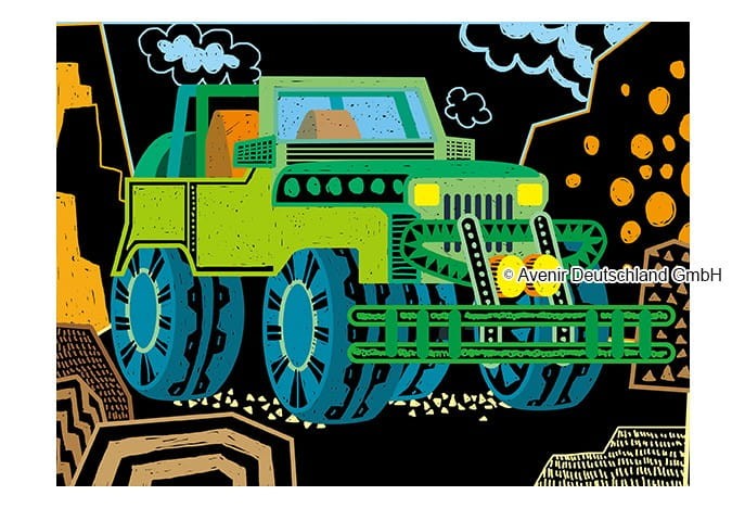Wydrapywanki Pojazdy 8 szt. Scratch Transportation - Avenir