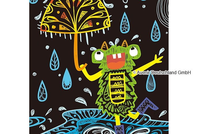 Wydrapywanki Potworki 8 szt. Scratch Monster - Avenir
